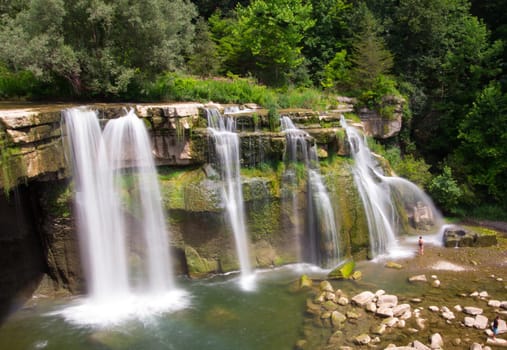 Ludlowville Falls in Lansing, New York