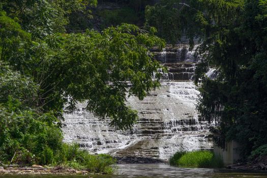 Hector Falls of New York in the Finger Lakes region