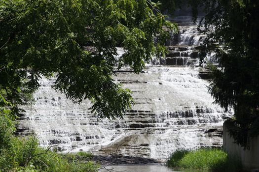Hector Falls of New York in the Finger Lakes region
