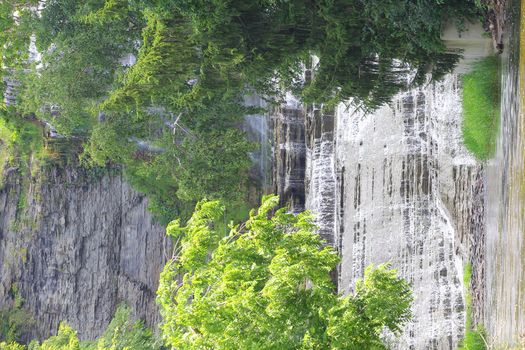 Hector Falls of New York in the Finger Lakes region