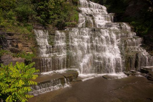 Hector Falls of New York in the Finger Lakes region
