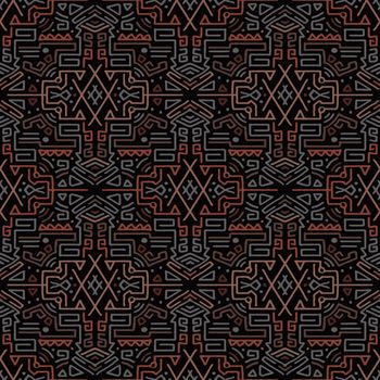 Ancient abstract patterns hieroglyphs of multicolored color.Texture or background