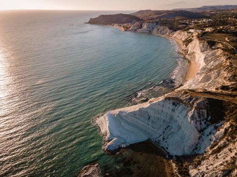 Sicilia Scala dei Turchi Stair of the Turks white coastline, Sicily Italy