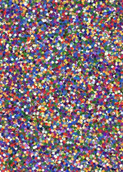 Beautiful festive background of colorful confetti rounded shape.Texture or background