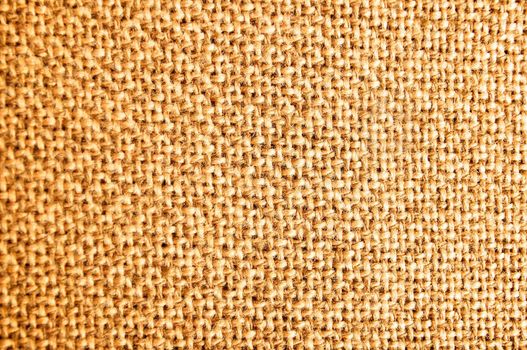 Large pattern of textured burlap close-up.Texture or background