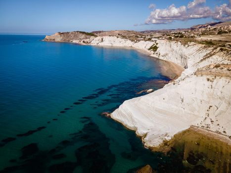 Scala dei Turchi Stair of the Turks, Sicily Italy, Scala dei Turchi. A rocky cliff on the coast of Realmonte, near Porto Empedocle, southern Sicily, Italy. Europe