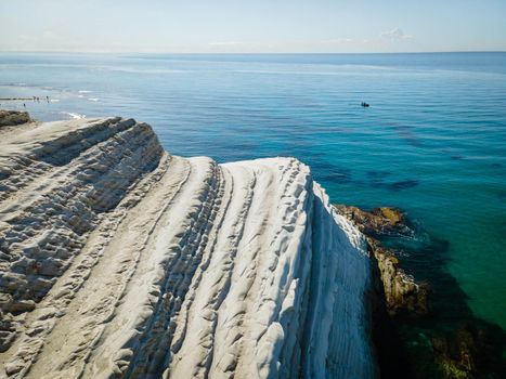 Scala dei Turchi Stair of the Turks, Sicily Italy, Scala dei Turchi. A rocky cliff on the coast of Realmonte, near Porto Empedocle, southern Sicily, Italy. Europe