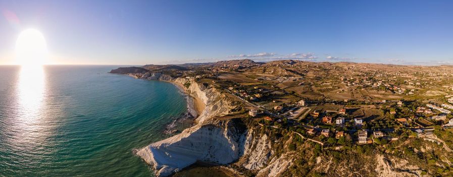 Sicilia Scala dei Turchi Stair of the Turks white coastline, Sicily Italy