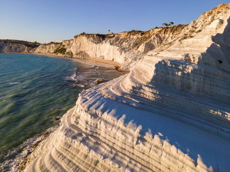 Sicilia Scala dei Turchi Stair of the Turks white coastline, Sicily Italy