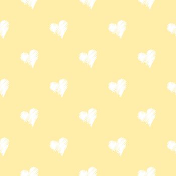 Semless heart shape pattern with colorful background