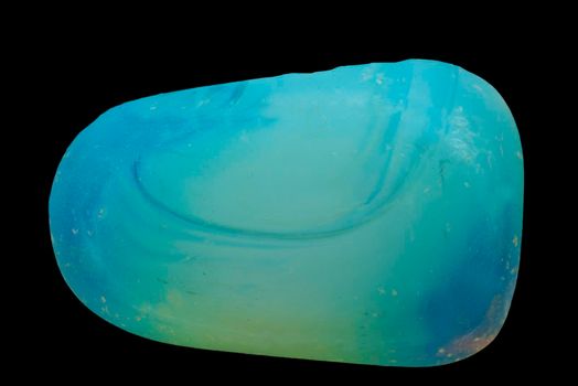 opal, artifically stone in a closeup