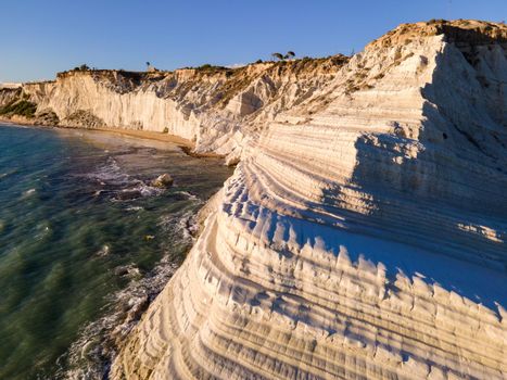 Sicilia Scala dei Turchi Stair of the Turks white coastline, Sicily Italy