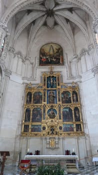 Toledo, Spain - 24 - September - 2020: Interior view of Monastery San Juan de los Reyes