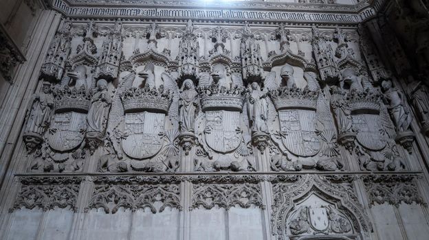 Toledo, Spain - 24 - September - 2020: Interior view of Monastery San Juan de los Reyes