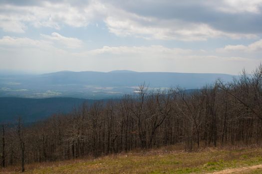 Ouachita Mountains in Arkansas Seen From the Talimena Drive
