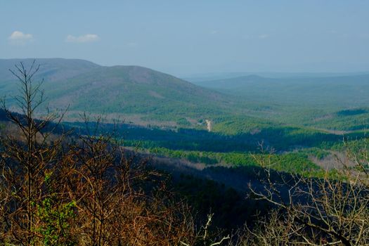 Ouachita Mountains in Arkansas Seen From the Talimena Drive