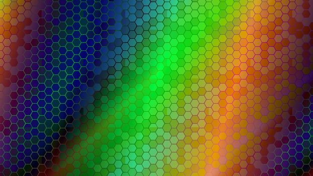 Gradient color abstract light background with glittery colored shiny bokeh stars. Sparkling glittered particles on colored background for placard, banner and greeting cards.