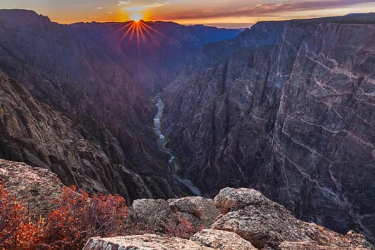 Black Canyon of the Gunnison National Park is an American national park located in western Colorado, USA.