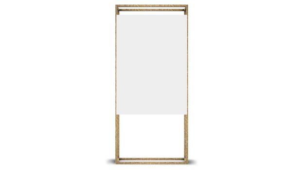 Vertical Poster Display Mockup