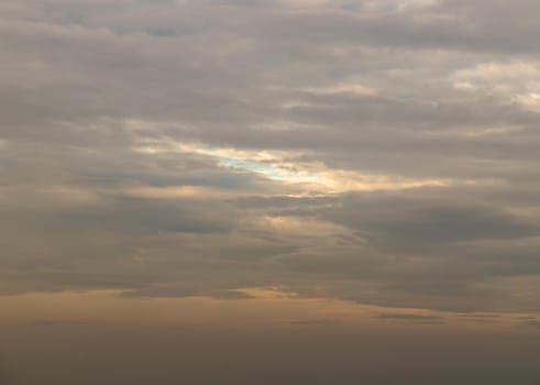 The softness of the beautiful sky. Light blue clouds on background, Relaxing feeling and inspirational. Copy space, No focus, specifically.