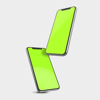 Floating Phone Mockup