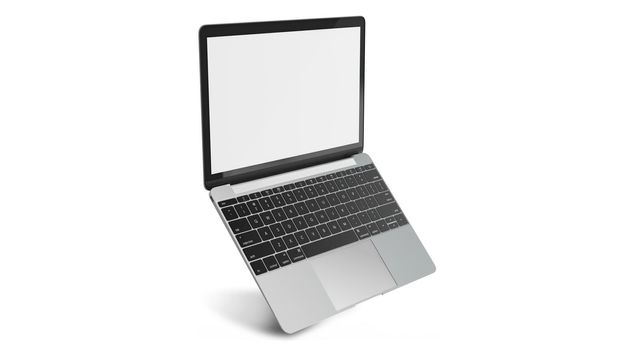 Floating Open Notebook Pro Mockup
