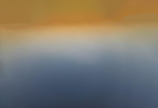 Background of blue and orange sky and empty space for your design. No cloud, No focus, specifically.