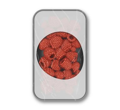 Raspberry Packaging With Full Cover Mockup
