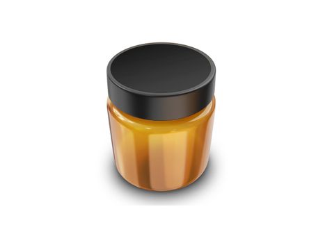 Amber Cream Jar Mockup
