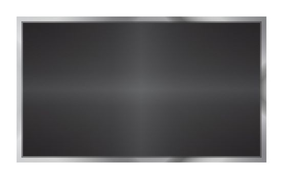27 inch HD computer monitor isolated over a white background