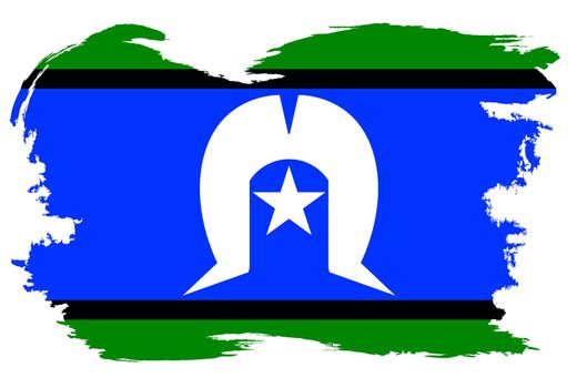 The flag of the Australian Torres Strait Islander