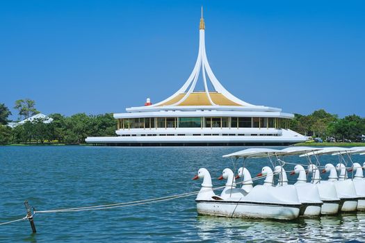 Ratchamangkhala Pavilion in Suan Luang Rama IX Park Prawet District, Bangkok, Thailand.