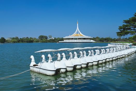 Ratchamangkhala Pavilion in Suan Luang Rama IX Park Prawet District, Bangkok, Thailand.