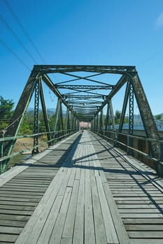 World War II Memorial Tha Pai Memorial Bridge in Pai, Mae Hong Son,Thailand.