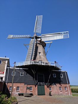Windmill in Makkinga, Friesland The Netherlands