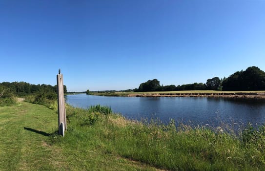 The river Vecht around Beerze in Overijssel The Netherlands