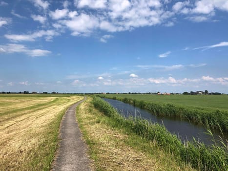 Farmland around Greonterp in Friesland, The Netherlands