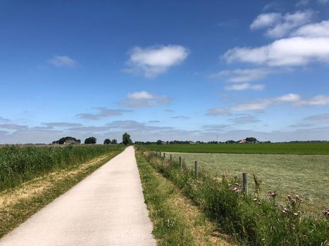 Frisian landscape in The Netherlands