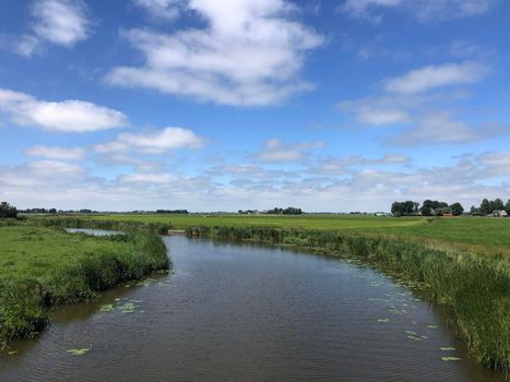 Frisian landscape in The Netherlands