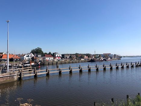 Harbor of Zoutkamp in The Netherlands