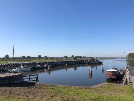 Harbor of Zoutkamp in The Netherlands