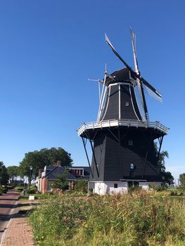 Windmill in Grijpskerk in Groningen, The Netherlands