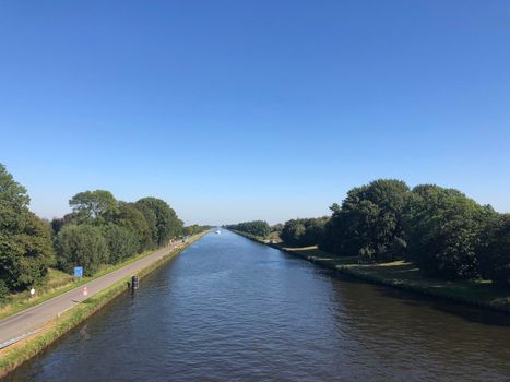 Canal around Eibersburen in Groningen, The Netherlands