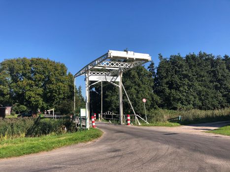 Bridge around Doezum in Groningen, The Netherlands