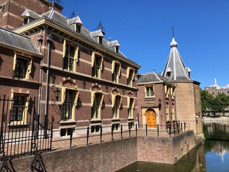 The Binnenhof and Hofvijver in The Hague, The Netherlands