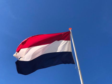 Dutch flag in Scheveningen The Netherlands
