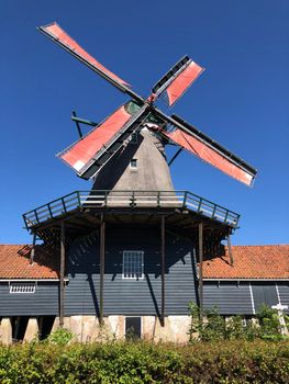 Windmill the Rat in IJlst Friesland The Netherlands