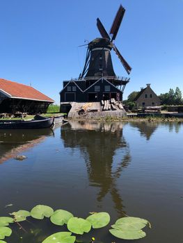 Windmill the Rat in IJlst Friesland The Netherlands