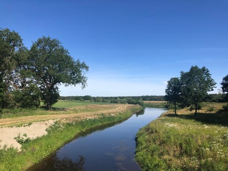 The river Vecht around Junne, Overijssel The Netherlands