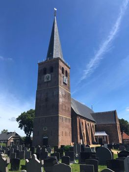 Church in Hallum, Friesland The Netherlands